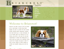 Tablet Screenshot of briarcrestcavaliers.com